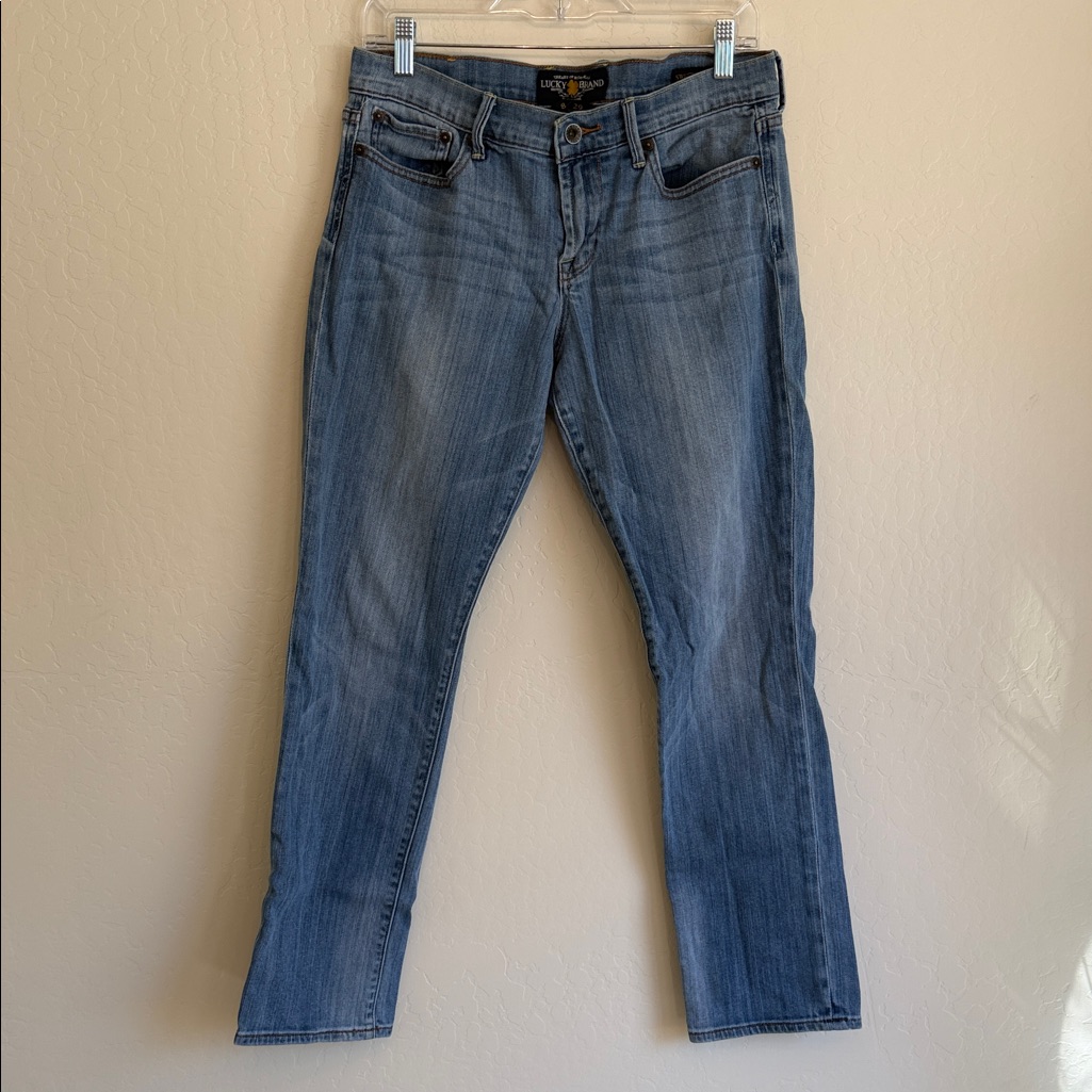 Lucky Brand Womens Denim Straight Leg Jeans Lucky Brand Womens Denim Straight Leg Jeans